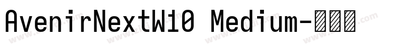 AvenirNextW10 Medium字体转换